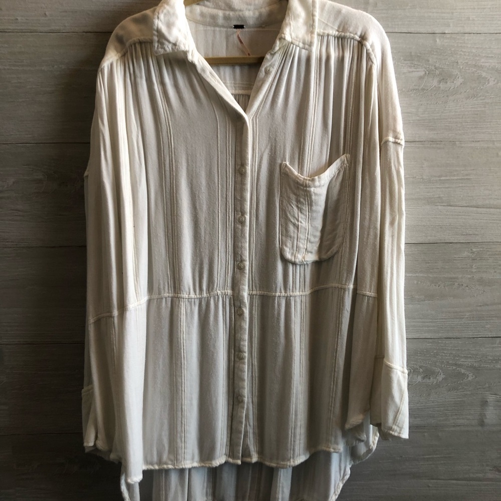 Free People: White Tunic